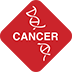 red cancer symbol