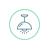 ceiling lamp icon